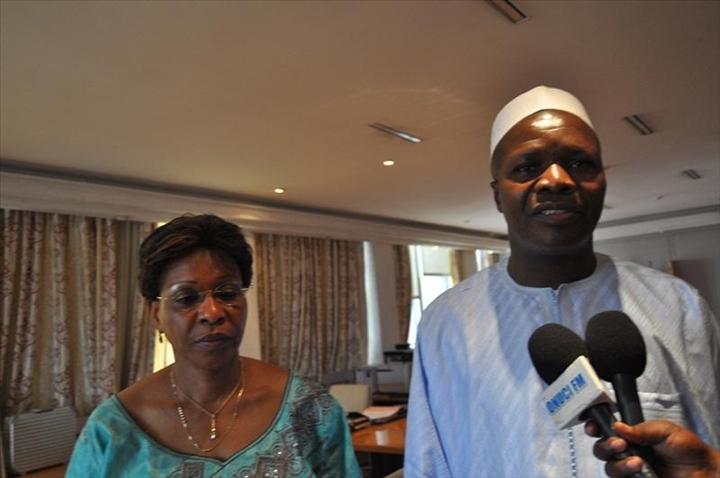 Le Ministre Mabri Toikeusse reçoit la représentante spéciale de l’ONU en Côte d’Ivoire